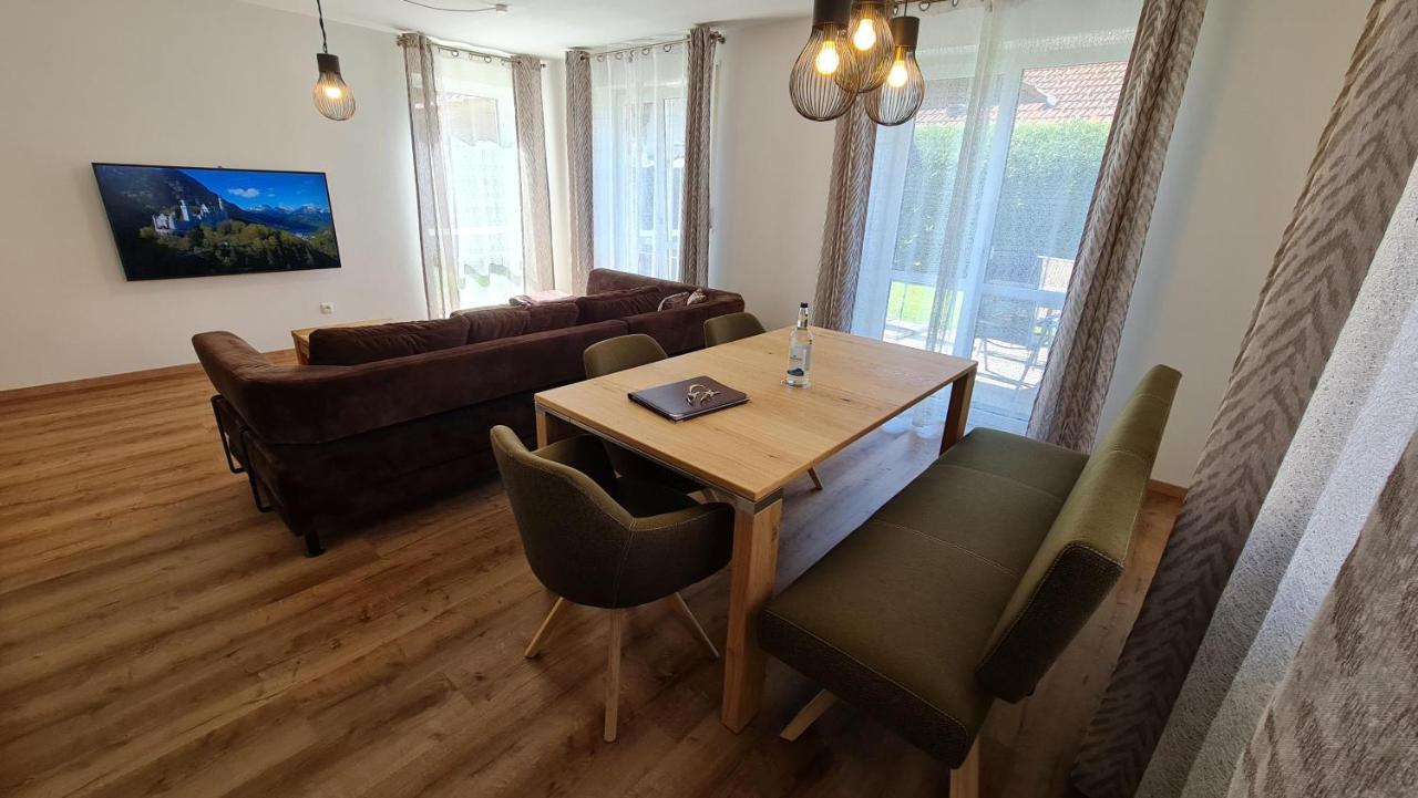Alpina Sonnen-Appartements Fuessen Incl Xl-Sonnen-Terrasse & Koenigscard Fussen Exterior foto